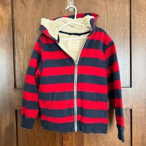 Hanna Andersson Faux Sherpa Lined Sweatshirt